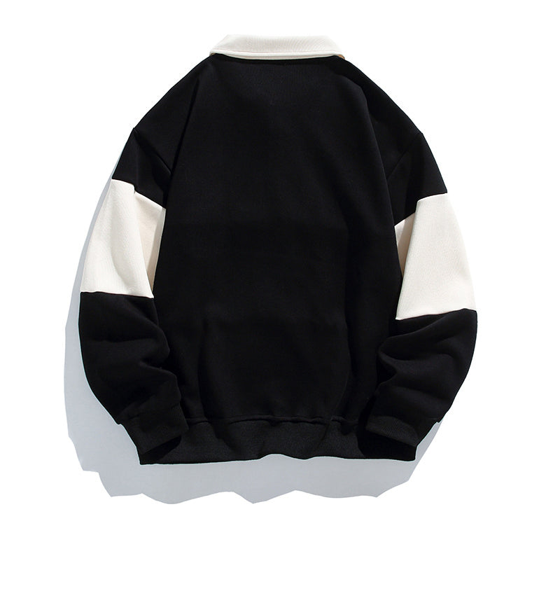 Classic Stripes | Timeless Polo Sweatshirt - Luxuryurbanwear