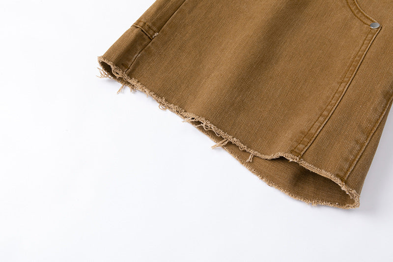 Utility Pocket | Denim Shorts - Luxuryurbanwear