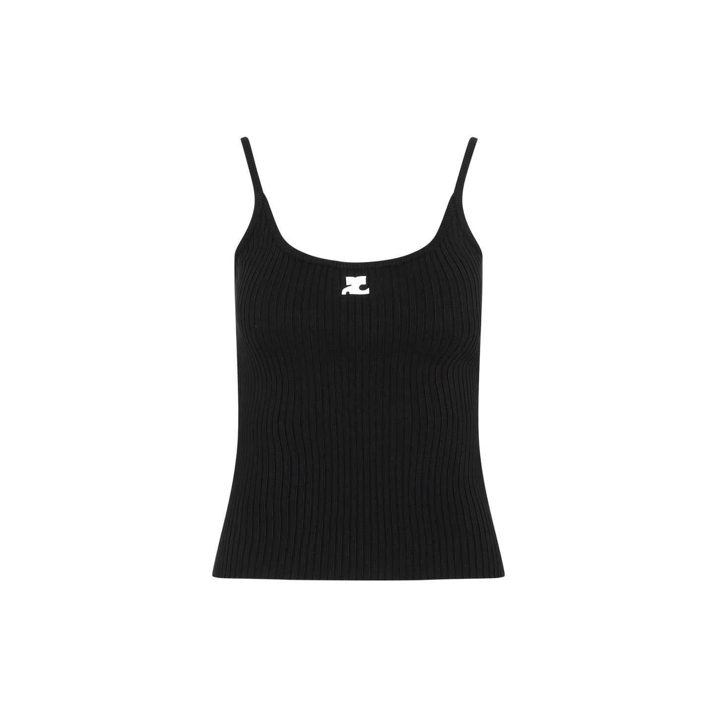 Courreges Rib Knit Tank Top Women