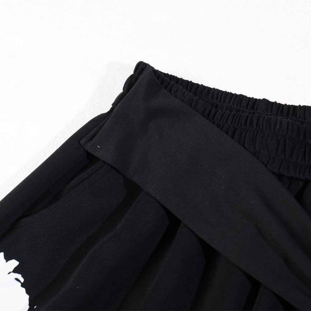 Gothing Street Character Print Wide Leg Sweatpants