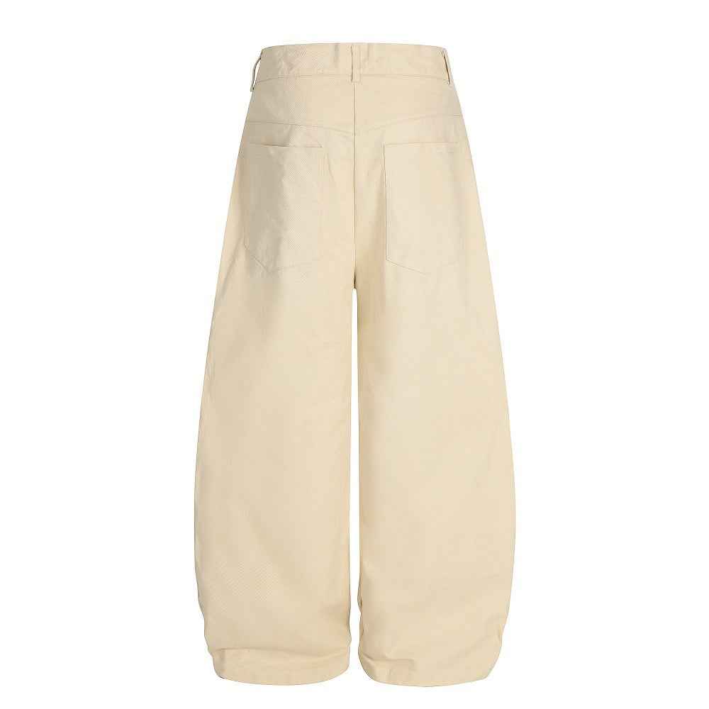 Cool Cartoon Embroidered Wide Leg Casual Pants