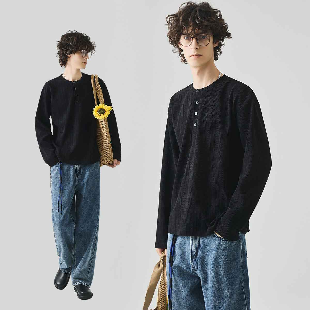 Streetwear Stylish Oversized Long Sleeve T-Shirt