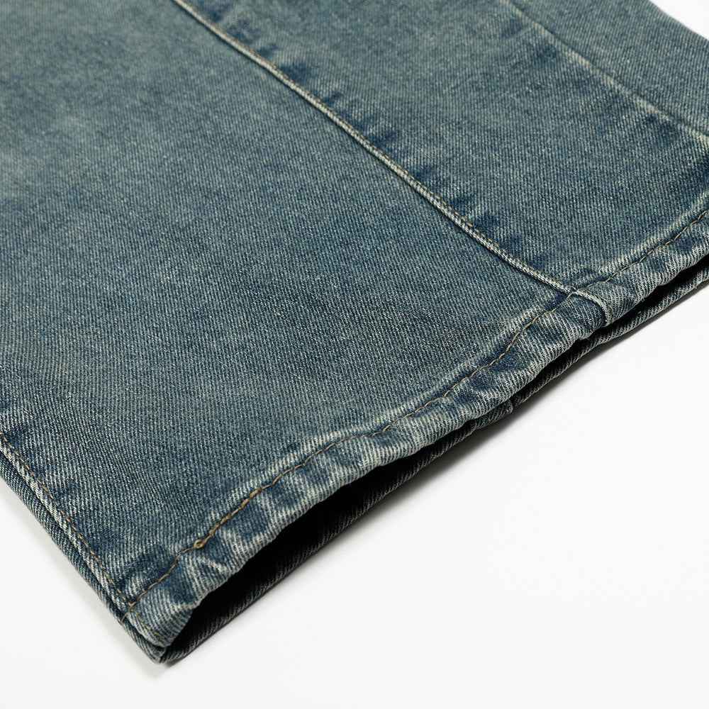 Distressed Hip Hop Wide Leg Denim Jeans
