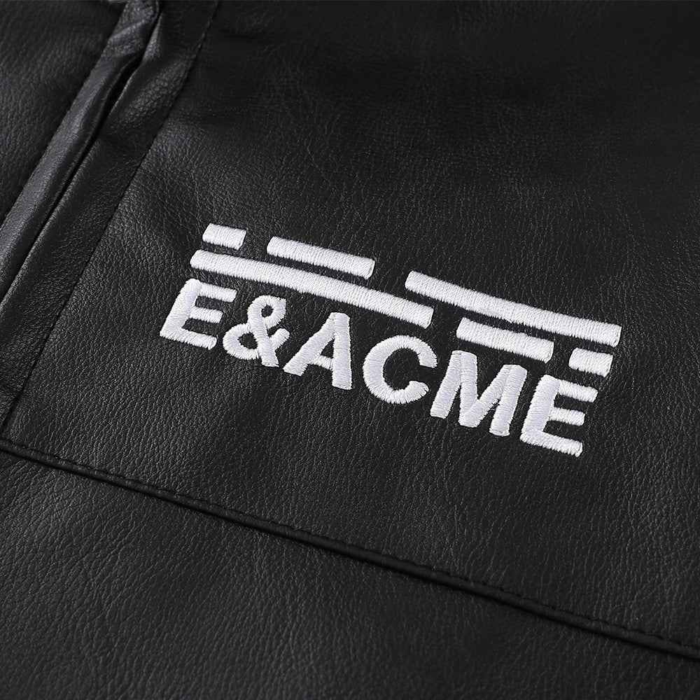 Streetwear Minimalist Vibe Motorcycle Leather Jacket