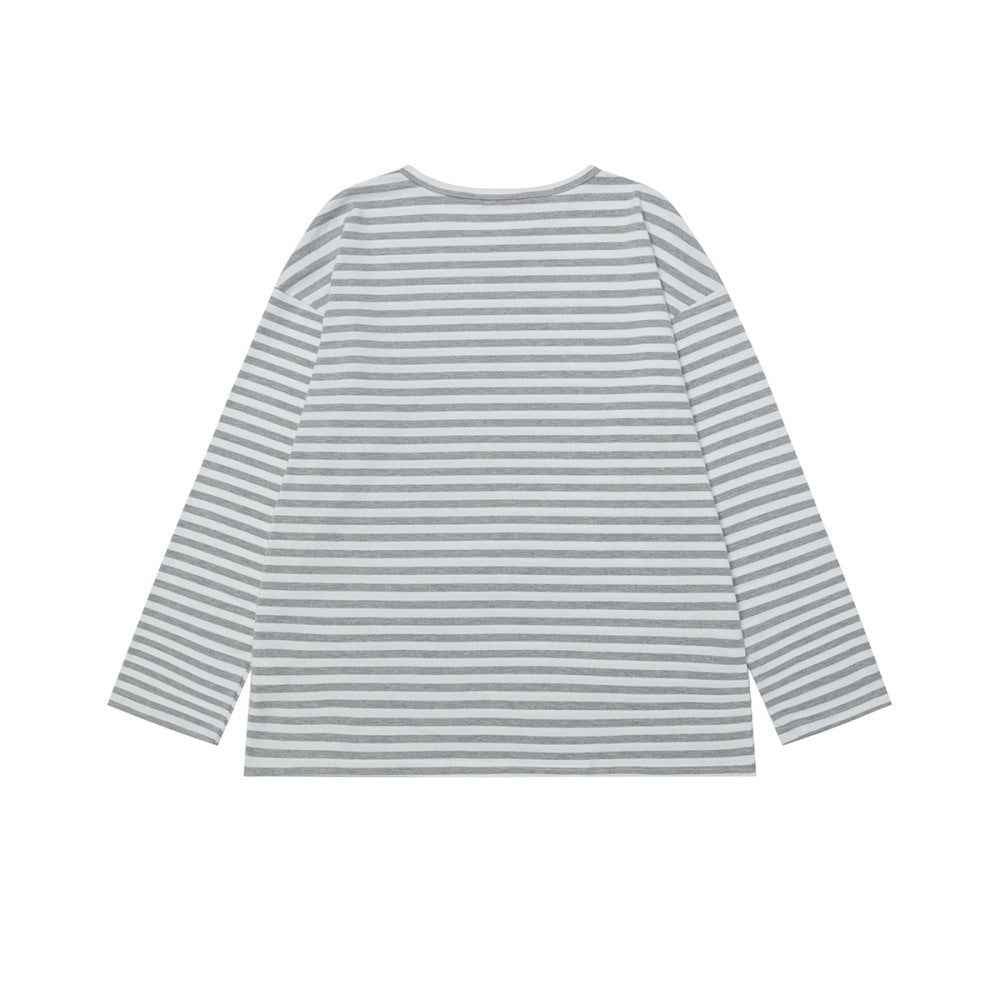 Striped Long Sleeve Hip-Hop Casual T-Shirt