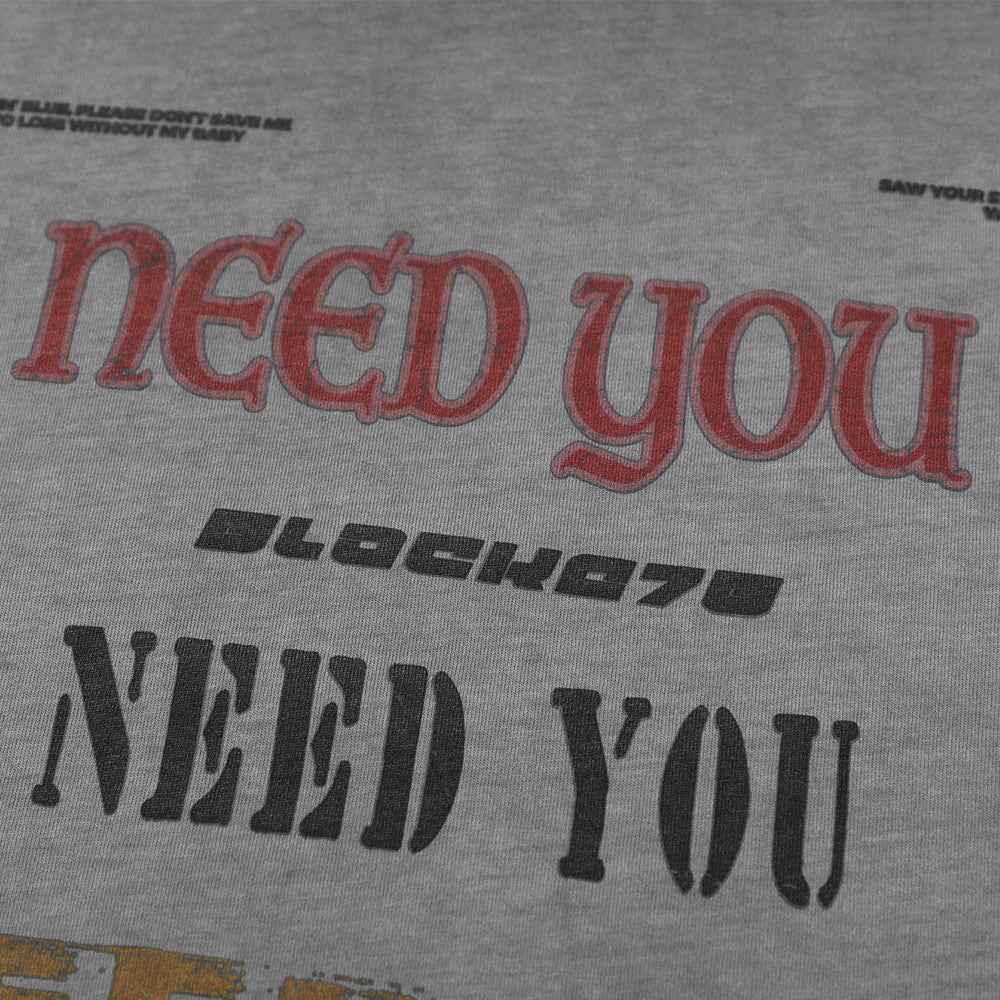 Retro Distressed Oversized Long Sleeve T-Shirt