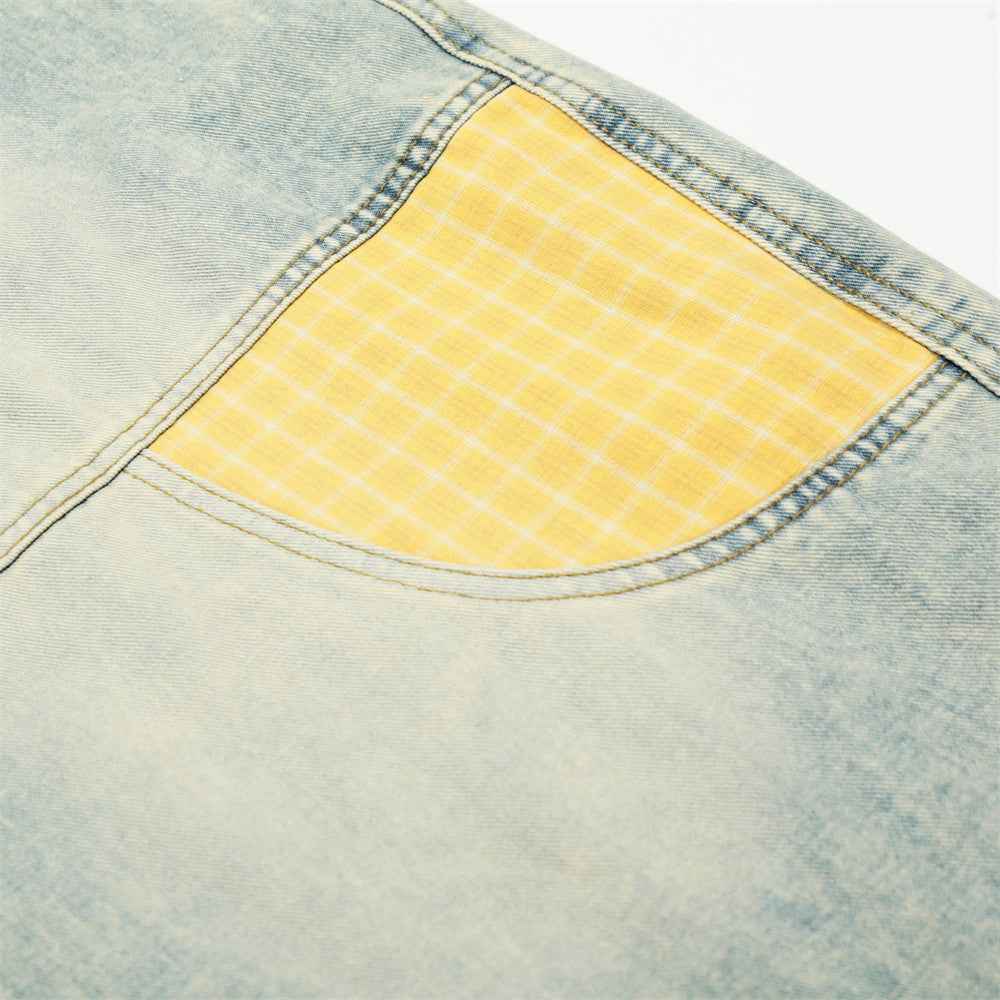 Y2K Flattering Washed Denim Wide Leg Jeans