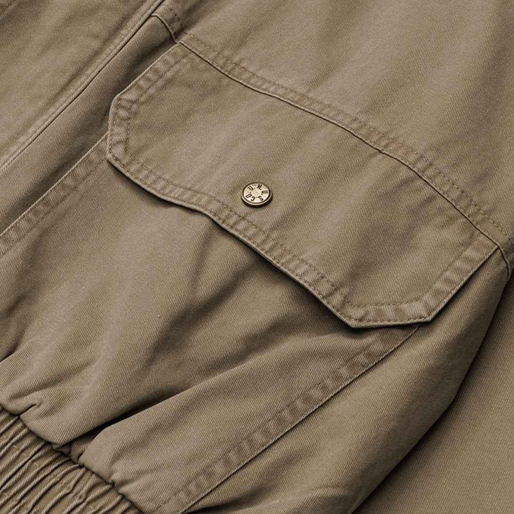 Mens Classic Plush Washed Punk Denim Jacket