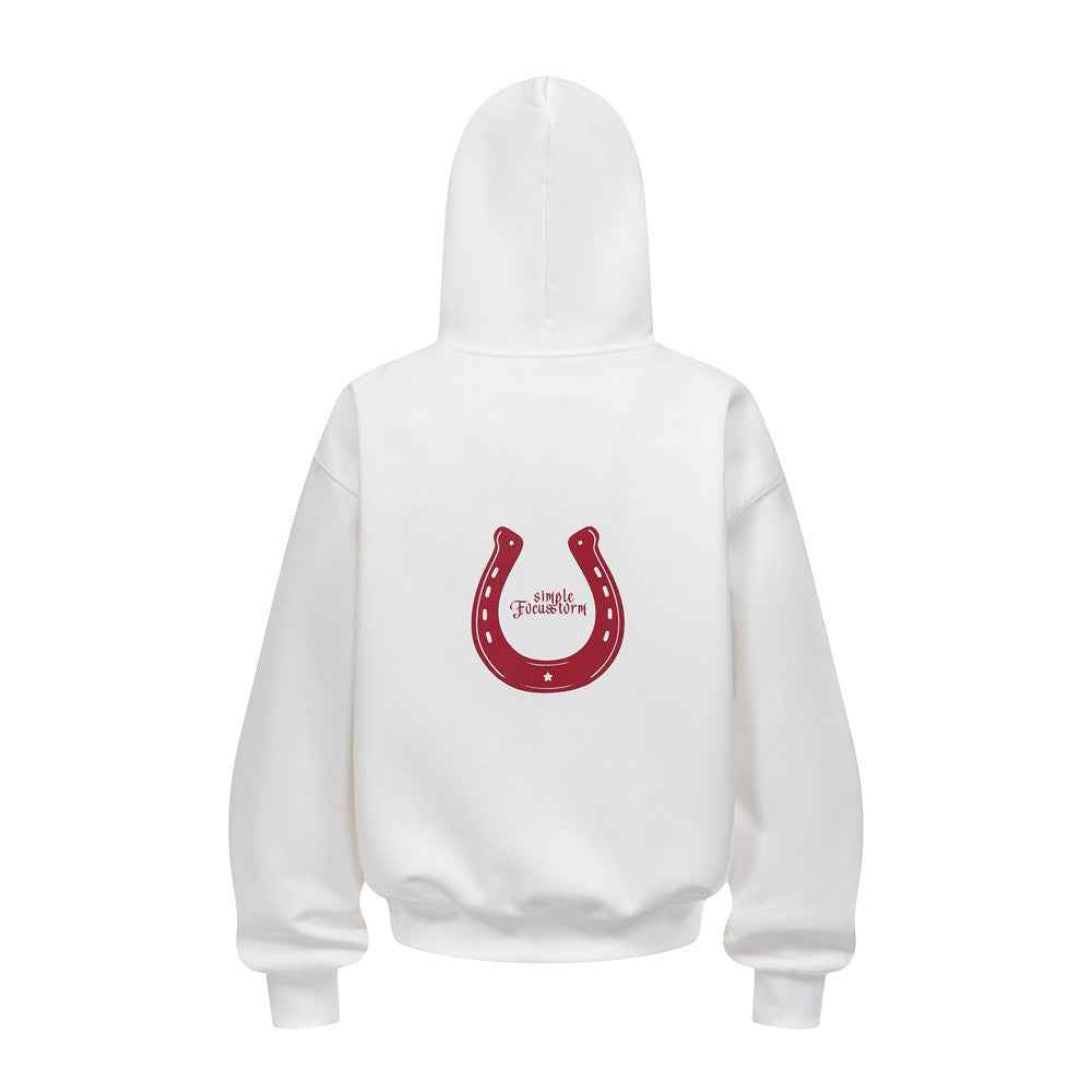 Lightweight Cool Retro Vintage Knight Print Hoodie