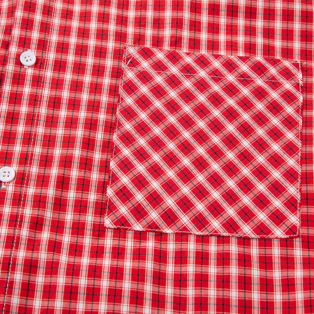 Y2K Men Retro Stylish Plaid Long Sleeve Casual Shirt