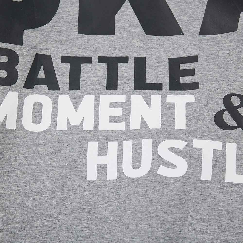 Autumn Hip Hop Bold Letter Print Hoodie