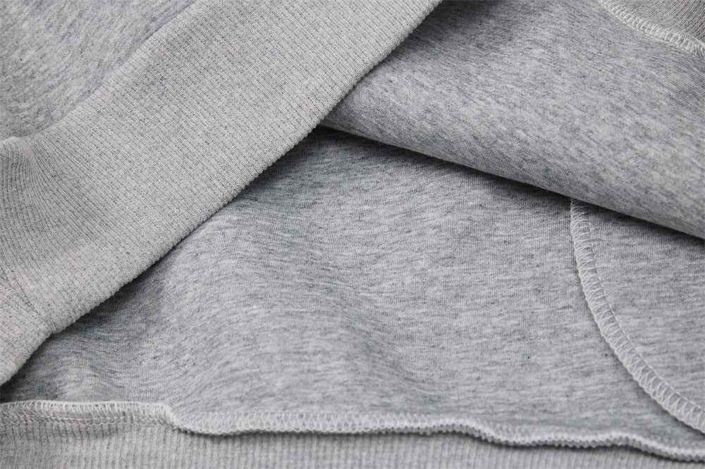 Autumn Hip Hop Bold Letter Print Hoodie