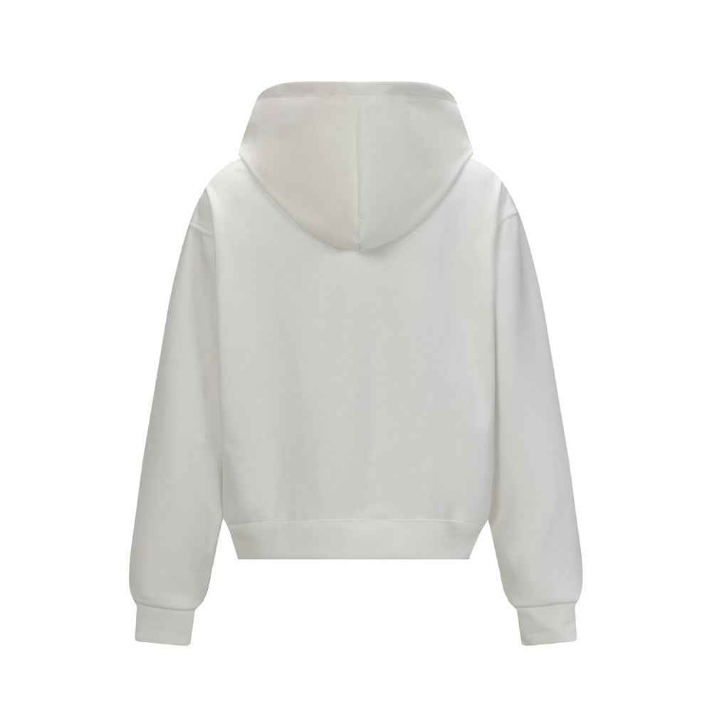 Polished Look Colorful Striped Hooded Sweatshirt