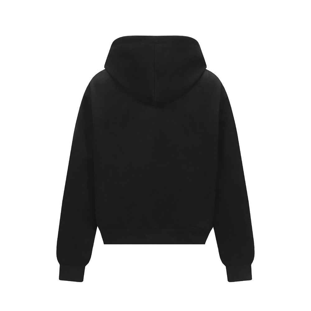 Polished Look Colorful Striped Hooded Sweatshirt