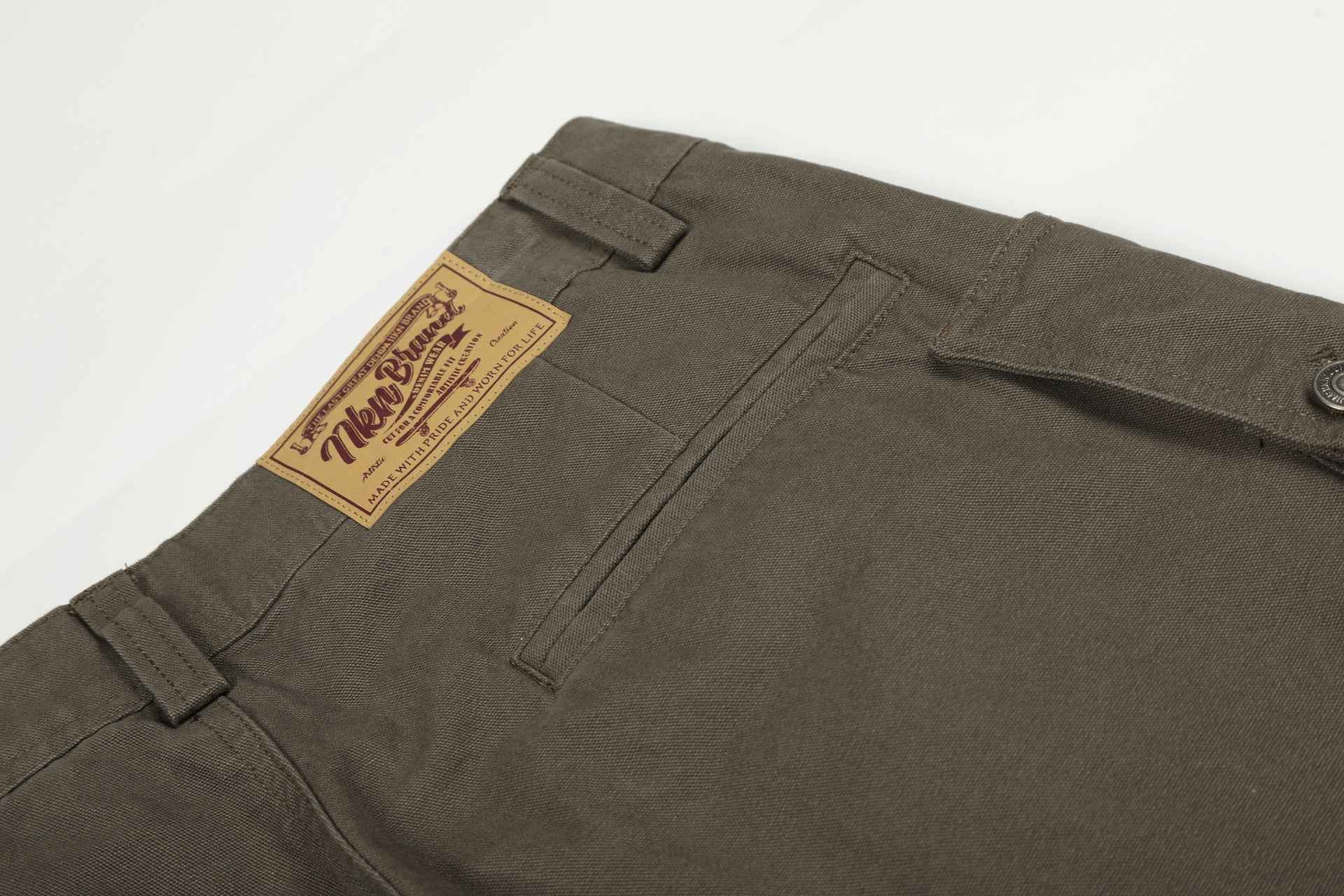 Versatile Loose-Fit Casual Solid Straight-Leg Cargo Pants