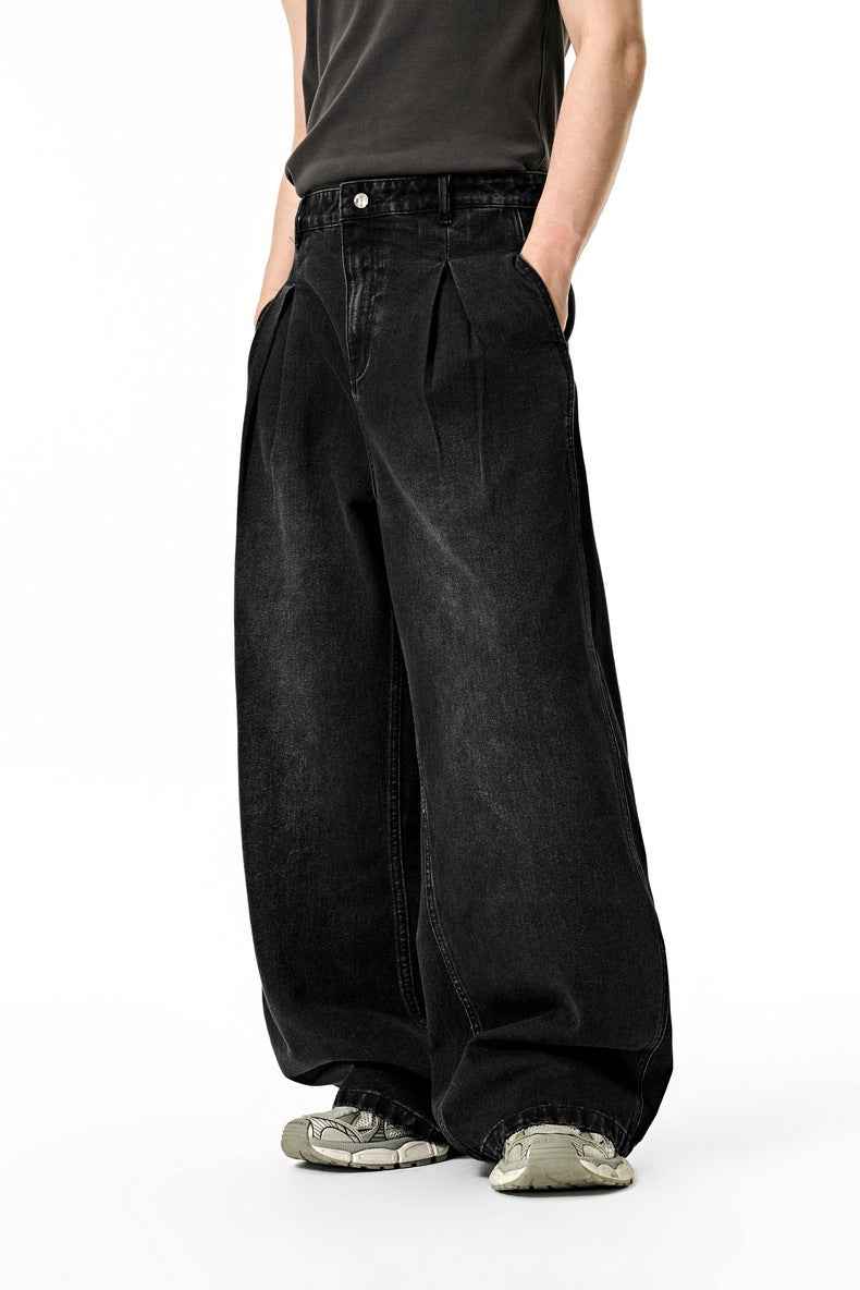 Streetwear Loose Fit American Style Wide Leg Jeans
