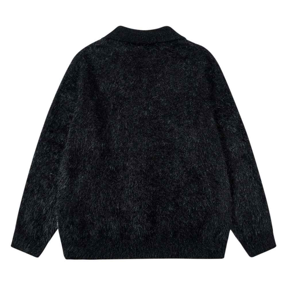 Y2K Gothic Embroidered Long Sleeve Knit Sweater