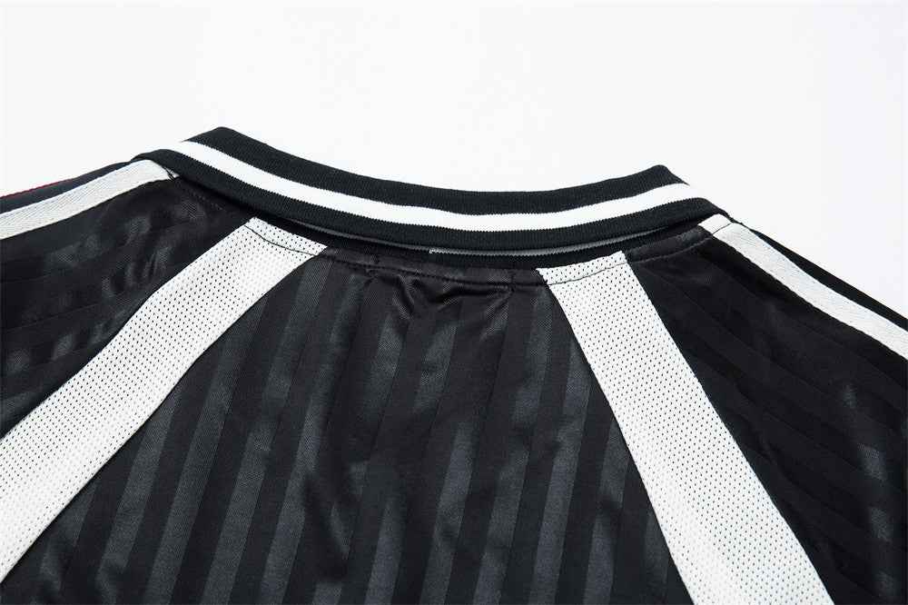 Y2K Luxurious Long Sleeve V-Neck Polo T-Shirt