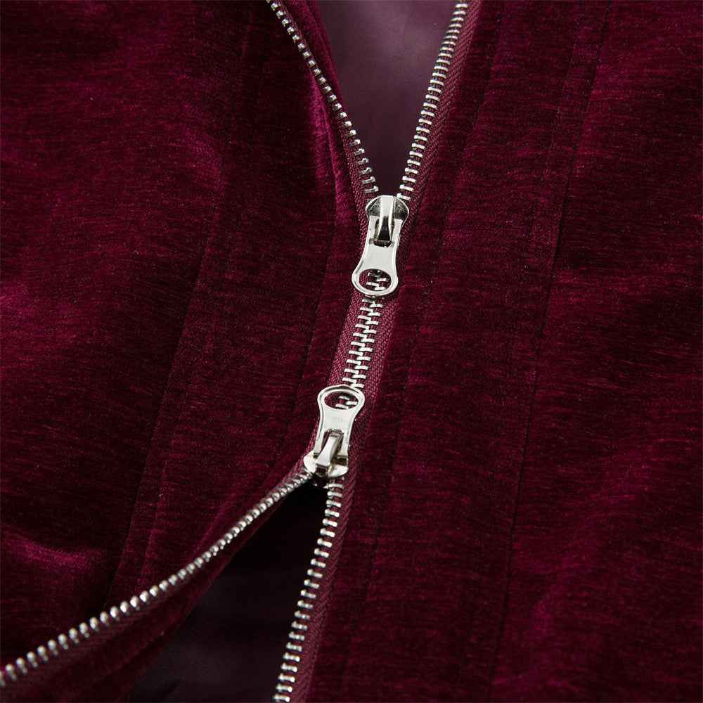 Streetwear Cool Stylish Faux Leather Collar Jacket