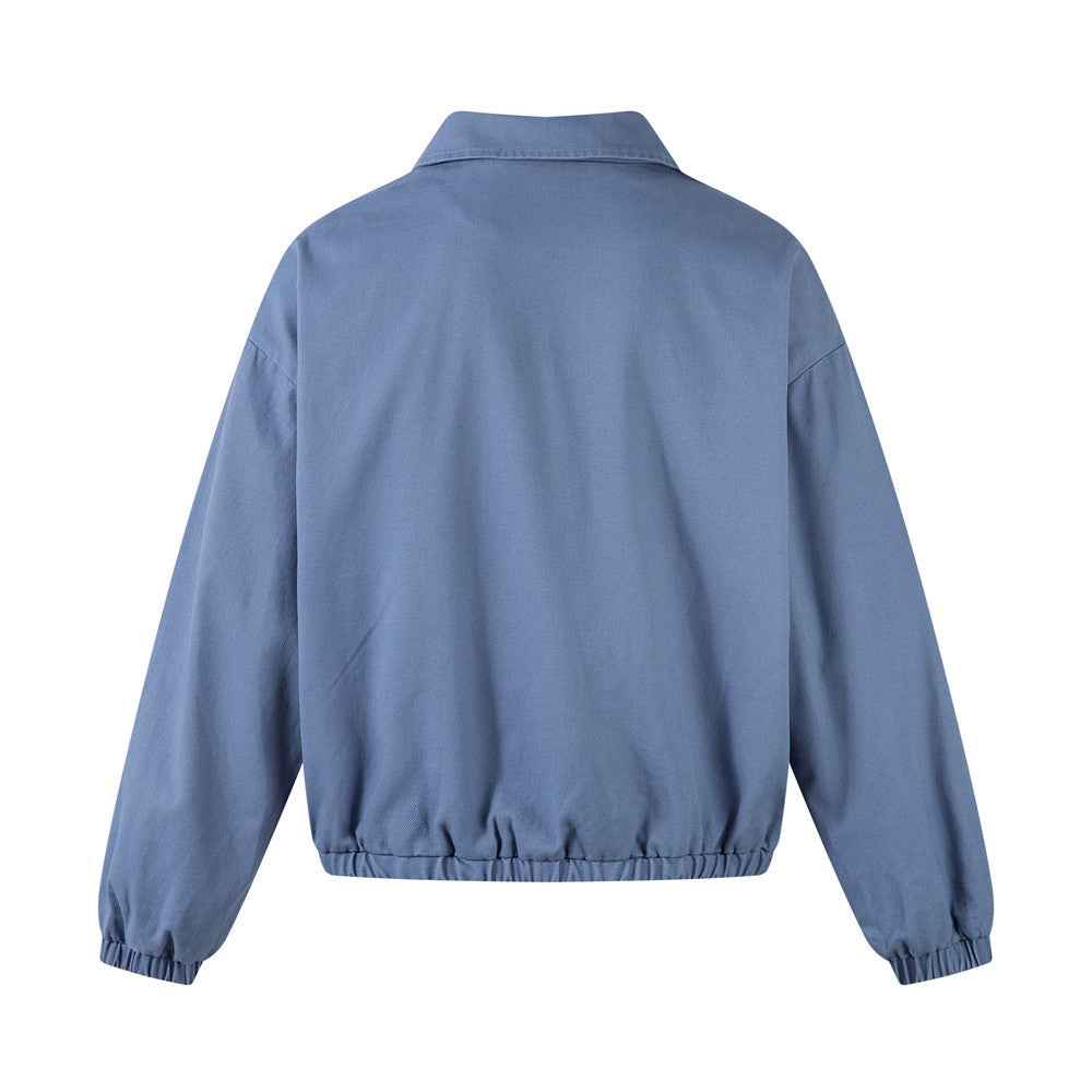 Flattering Hip Hop High-Street Collar Sweatshirt