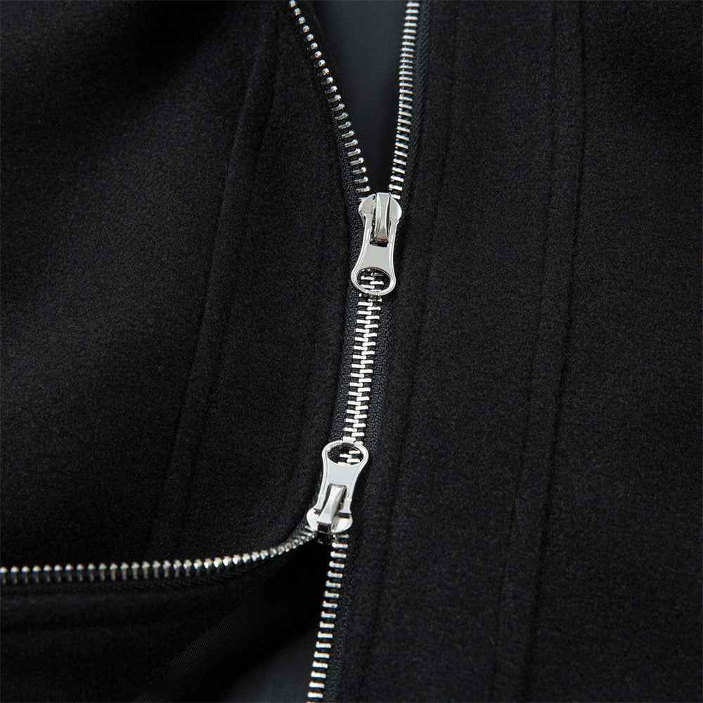 Trendy Oversized Hip Hop Wool Pilot Jacket