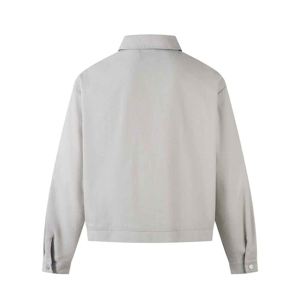 Versatile Y2K Stylish Plaid Collar Casual Jacket