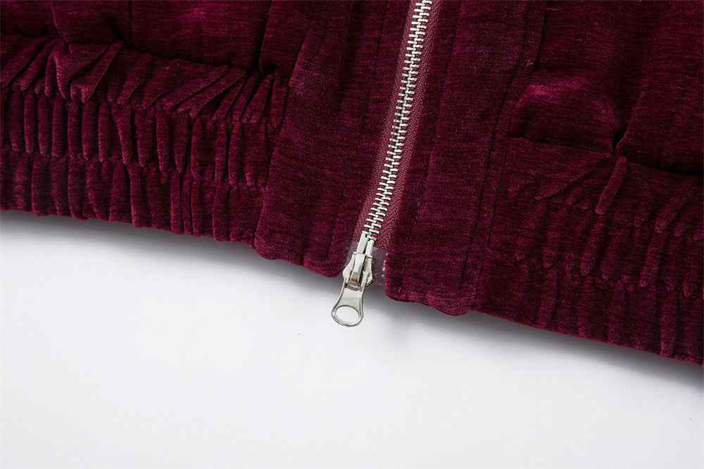 Streetwear Cool Stylish Faux Leather Collar Jacket