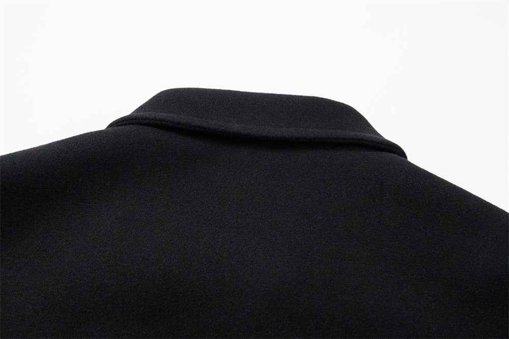 Trendy Oversized Hip Hop Wool Pilot Jacket