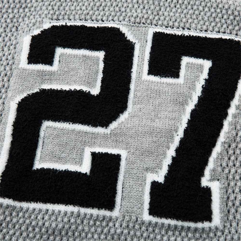 Y2K Cozy Versatile V-Neck Knit Sport Sweater