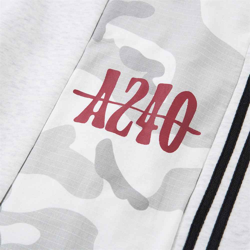 Stylish Camouflage Patchwork Sporty Wide Leg Jogger