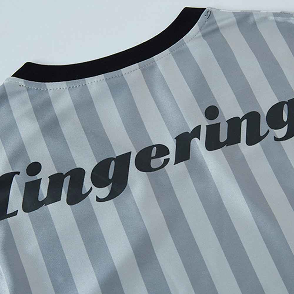 Stylish Long Sleeve V-Neck Jersey Long Sleeve T-Shirt