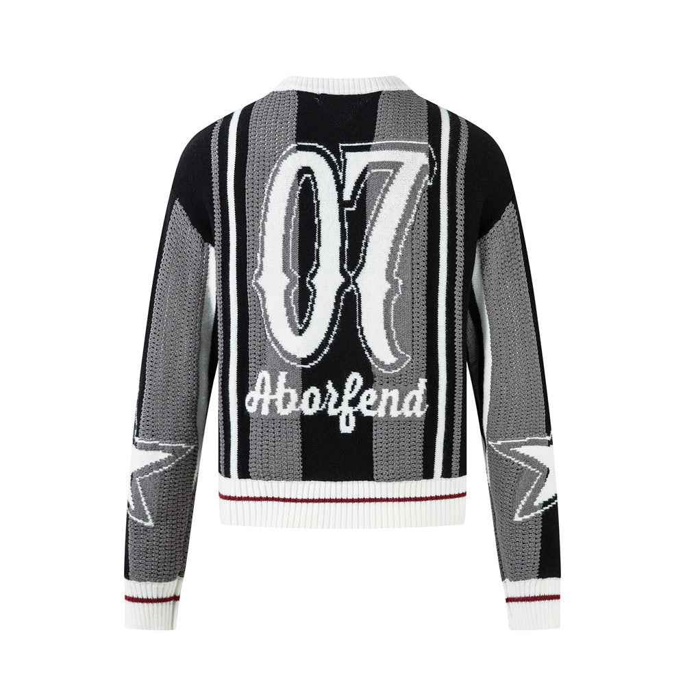 Y2K Stylish Loose Knit Casual Sport Sweater