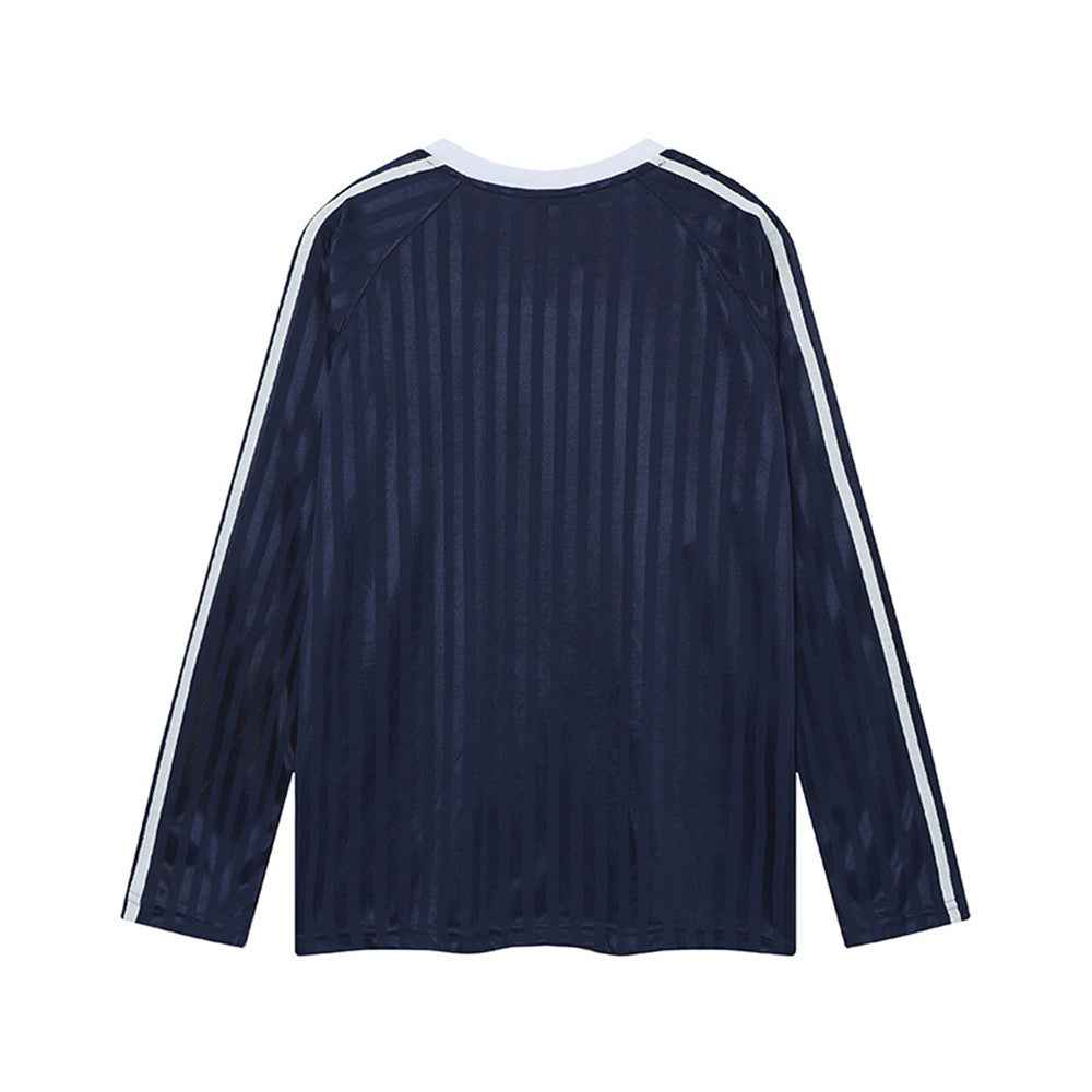 Trendy Cartoon Print V-Neck Long Sleeve T-Shirt