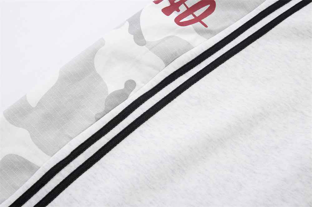 Stylish Camouflage Patchwork Sporty Wide Leg Jogger
