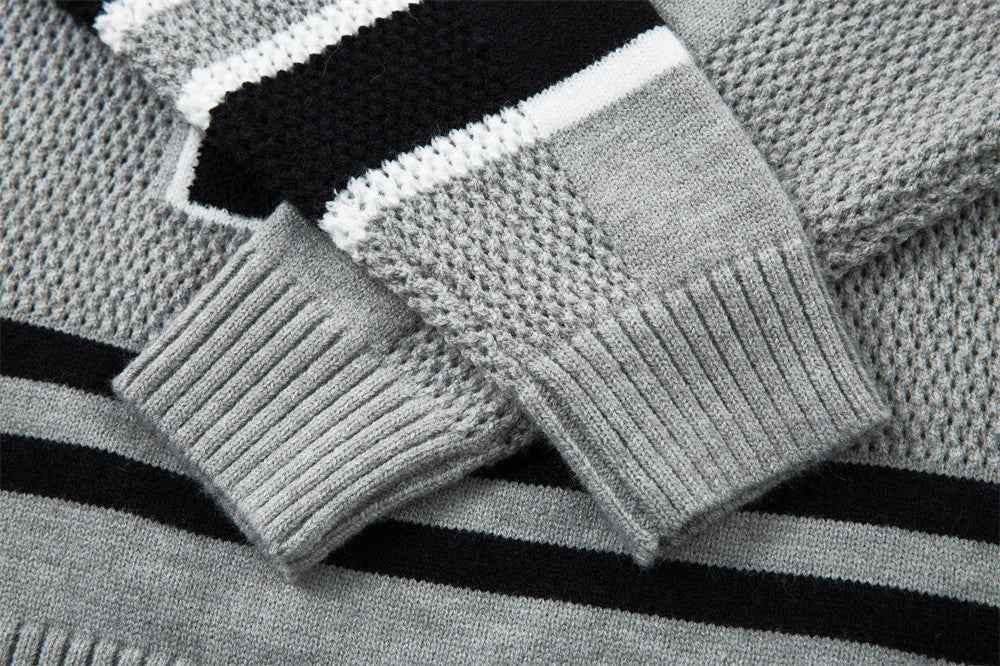 Y2K Cozy Versatile V-Neck Knit Sport Sweater