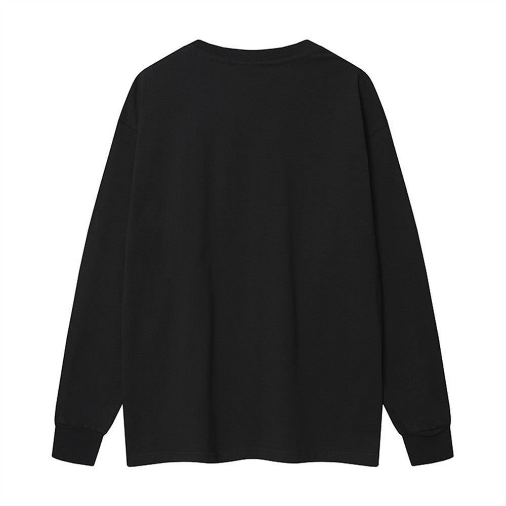 Ethnic Print Loose Fit Long Sleeve Sweatshirt - Luxuryurbanwear