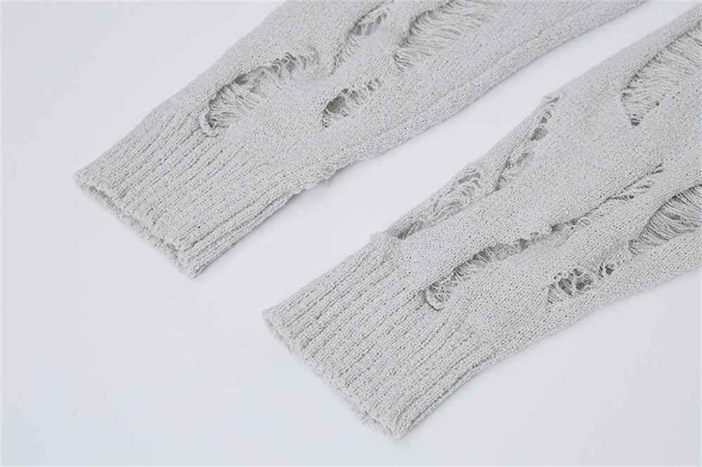 Women Stylish Oversized Round Neck Knit Sweater