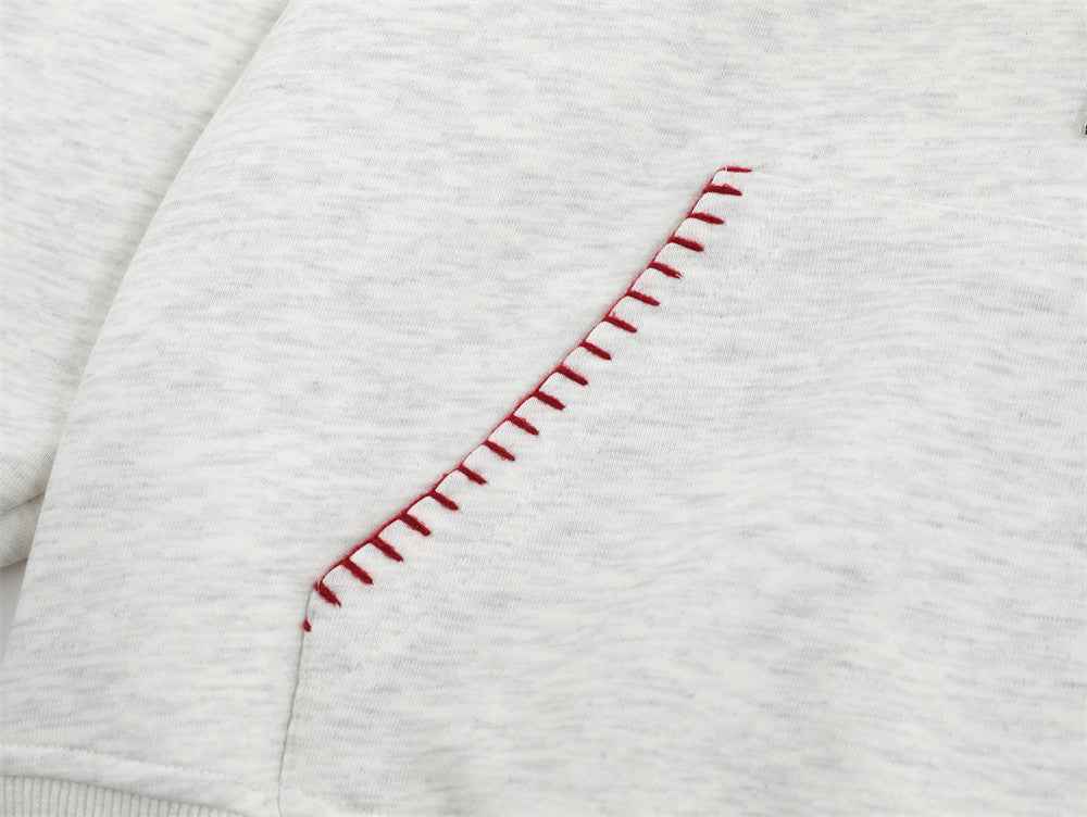 Stylish Trendy Hip Hop Buttoned Hooded Sweatshirt