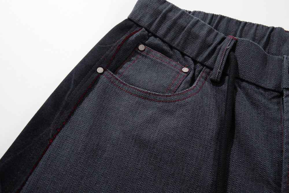 Men Hip Hop Colorful Straight Leg Pants