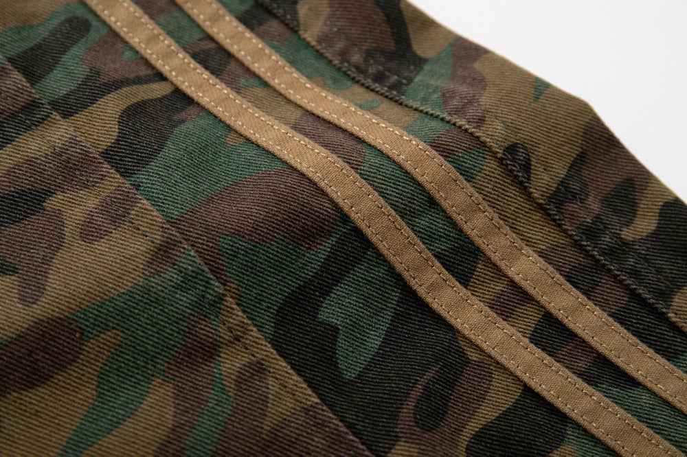 Rugged Loose Camouflage Style Outdoor Mountain Jeans