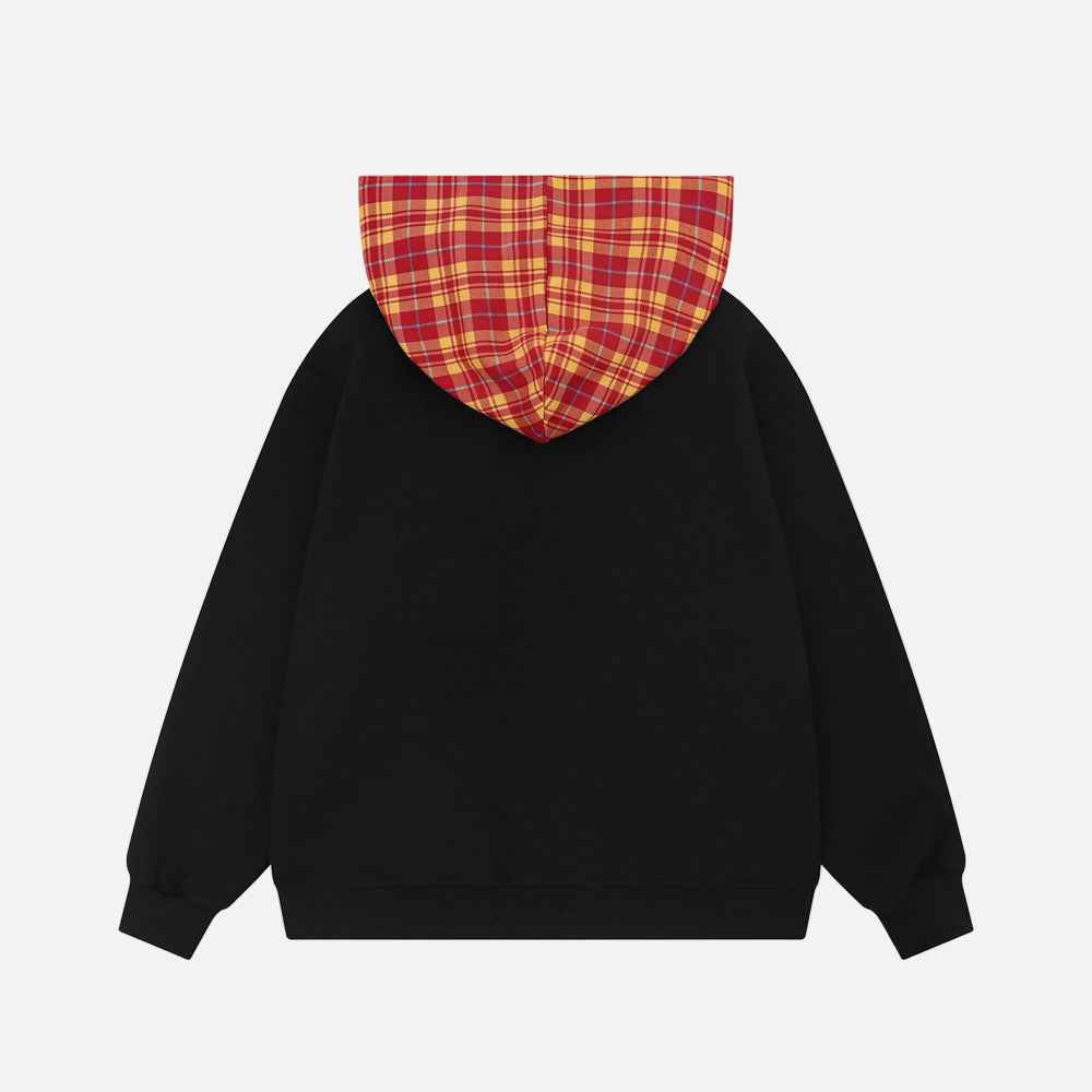 Y2K Cozy Detachable Floral Style Hooded Sweatshirt