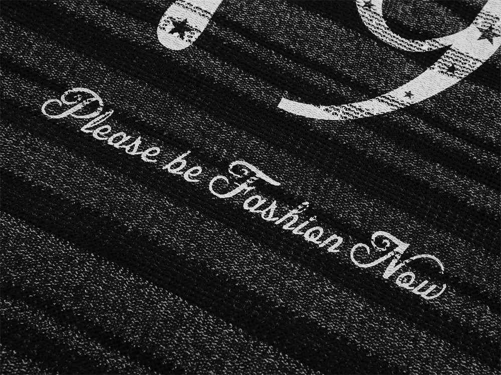Streetwear Striped Long Sleeve V-Neck Casual Sweater