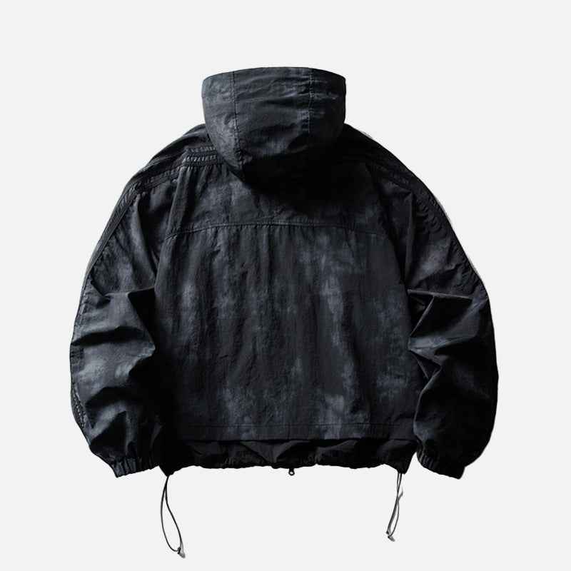Y2K Mountain Vibe Hooded Outdoor Windbreaker Jacket