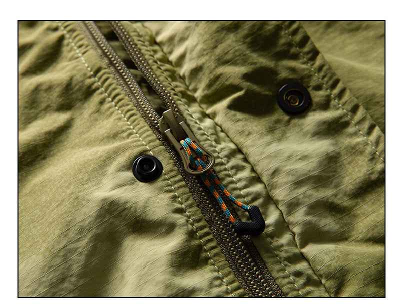 Y2K Mountain Vibe Hooded Outdoor Windbreaker Jacket