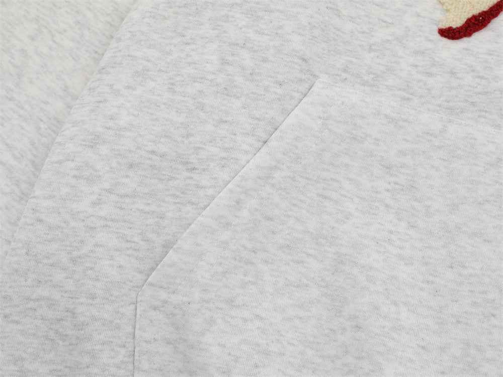 Y2K Cute Cartoon Dog Embroidered Hoodie