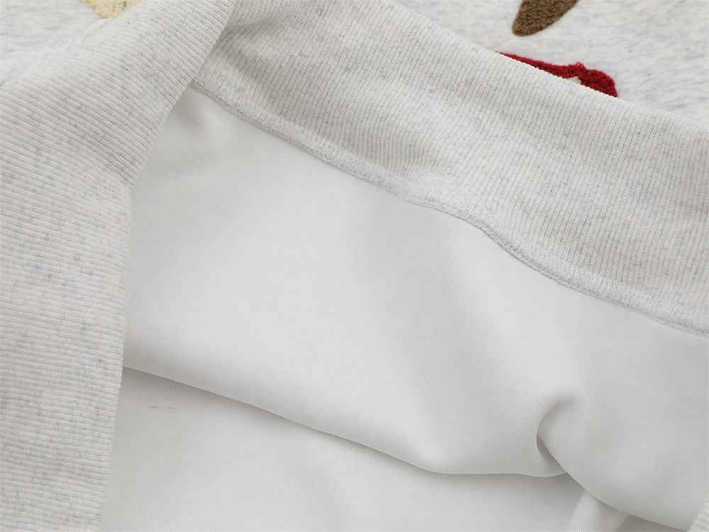 Y2K Cute Cartoon Dog Embroidered Hoodie