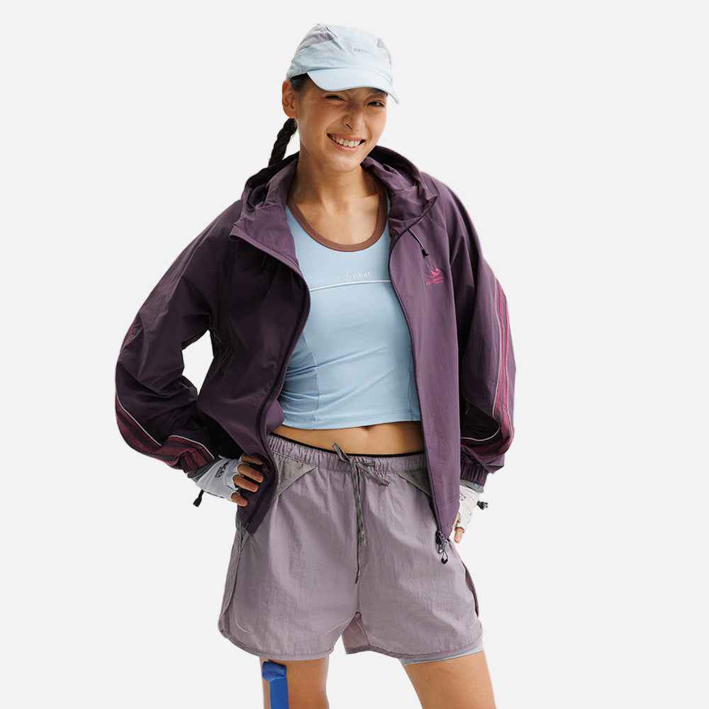 Y2K Fashionable Waterproof Hooded Windbreaker Jacket