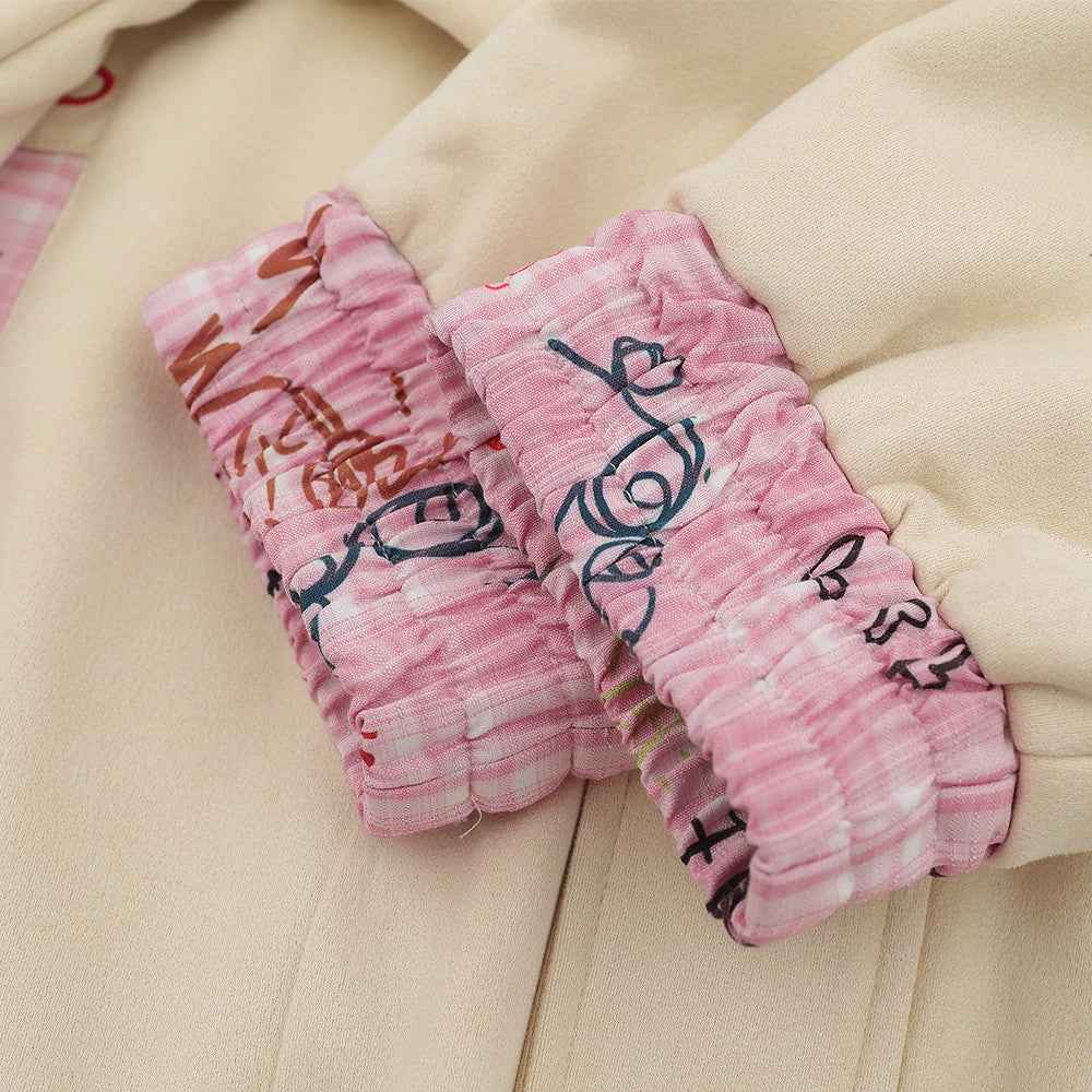 Y2K Cartoon Playful Patchwork Plaid Collar Jacket