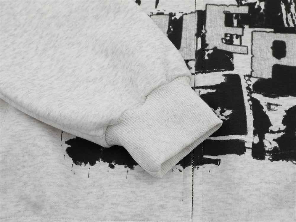 Streetwear Y2K Oversized Faux Fur Hooded Sweatshirt