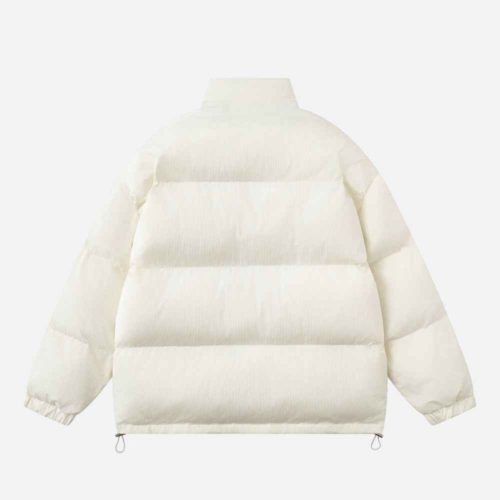 Fashionable Thick Warm Casual High Neck Puffer Jacket
